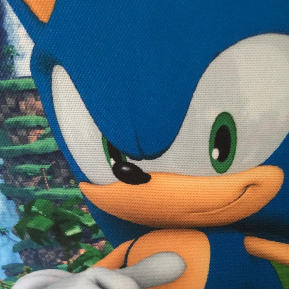 Sonic the Hedgehog Gaming Poster - Blue/Red/Yellow